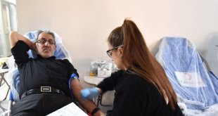 ESKİ personelinden kan bağışı