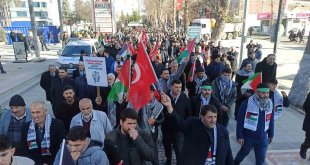 Malatya'da teröre ve İsrail'e lanet yürüyüşü