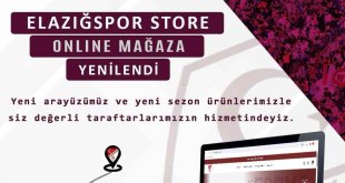 Elazığspor Store online satışlara başladı