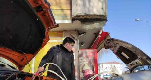 Ardahan'da Sibirya soğukları: Araçlar çalışmadı