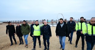 Çınar, sanayi sitesindeki çalışmaları inceledi