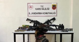 Kars'ta jandarmadan silah mühimmat kaçakçılığı operasyonu