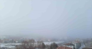 Kars'ta yoğun sis