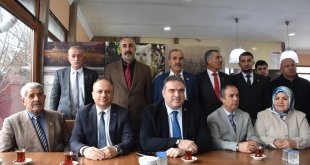 BBP Genel Başkan Yardımcıları Çomaklı ve Serin, Van'da gazetecilerle bir araya geldi