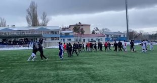 Erzurum'da maç sonunda arbede