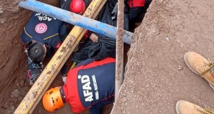 Ağrı'da göçük altında kalan işçi hayatını kaybetti