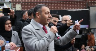 AK Parti Ağrı Belediye Başkan adayı Aydın, kentte coşkuyla karşılandı