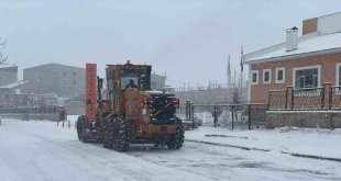 Başkale'de kar yağışı: 48 yerleşim yerinin yolu kapandı