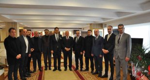 Erzurum Ticaret Borsası yönetiminden Başkan Sekmen'e ziyaret