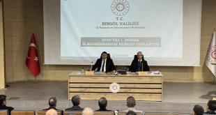 Bingöl'de İl Koordinasyon Kurulu Toplantısı yapıldı