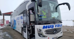 Muş'ta yük ve yolcu taşıyan araçlara yönelik denetim yapıldı