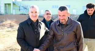 Çınar yol çalışmalarını inceledi