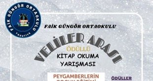 Faik Güngör Ortaokulu'nda, veliler arası ödüllü kitap okuma yarışması
