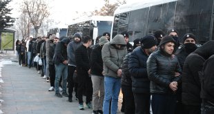 Erzurum merkezli 'Sibergöz-20' operasyonunda yakalanan 71 zanlı adliyede