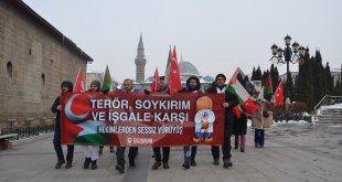 Erzurum'da sağlıkçılar Gazze için 'sessiz yürüyüş' yaptı