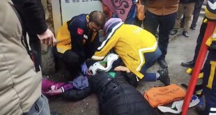 Yüksekova'da başına buz kütlesi düşen kadın yaralandı