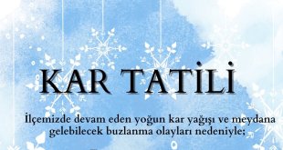 Özalp'ta eğitime 1 gün ara verildi