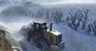 Saray'da karla mücadele çalışmaları devam ediyor
