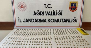 Ağrı'da 500 altın sikke ele geçirildi
