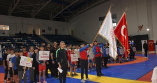 Hakkari'de düzenlenen Okul Sporları Güreş Grup Müsabakaları başladı