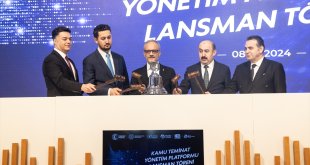 Borsa İstanbul'da gong, Takasbank Kamu Teminat Yönetim Platformu için çaldı
