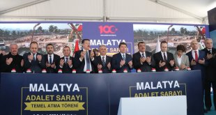 Adalet Bakanı Tunç, Malatya Adalet Sarayı Temel Atma Töreni'nde konuştu: