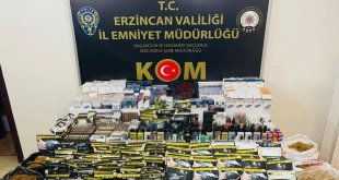 Erzincan'da kaçak sigara ve tütün operasyonu: 5 gözaltı