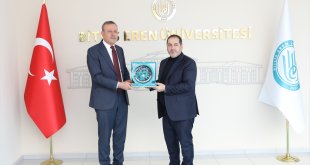 BİGİAD heyeti, Bitlis Eren Üniversitesi Rektörü Elmastaş'ı ziyaret etti