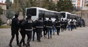 Elazığ'da Kafes 37 operasyonunda 20 şüpheli tutuklandı
