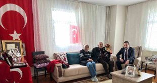 Kaymakam Akköz'den şehit ve gazi ailelerine anlamlı ziyaret