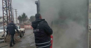 Kars'ta trafo yangını