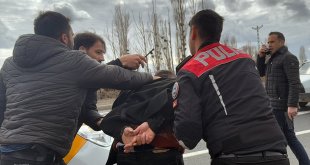 Erzurum'da cezaevinden firar eden hükümlü, eşini silahla ağır yaraladı