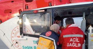 Van'da ambulans helikopter 58 yaşındaki hasta için havalandı