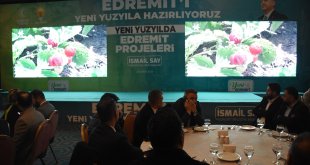 AK Parti Edremit Belediye Başkan Adayı Say, projelerini anlattı