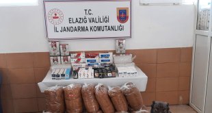 Elazığ'da 150 kilo kaçak tütün ele geçirildi