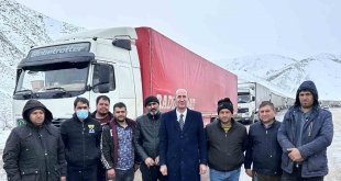 Başkan Büyüksu tır şoförlerinin imdadına yetişti