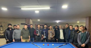 Yüksekova'da bilardo turnuvası düzenlendi