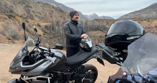 Vali'nin iki teker üzerinde Munzur keyfi