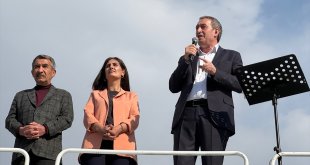 DEM Parti Eş Genel Başkanı Bakırhan, Tunceli'de Halk Buluşması'na katıldı