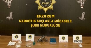 Erzurum'da uyuşturucu operasyonunda 4 zanlı tutuklandı