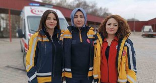 112'nin kadın kahramanları zorlu coğrafyada görev yapıyor