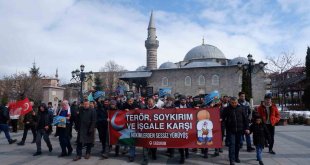 Erzurum'dan Filistin'e destek yürüyüşü