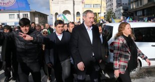 DEM Parti Eş Genel Başkanı Bakırhan, Bitlis'te seçim çalışmalarını sürdürdü