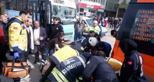 Erzurum'da trafik kazası; 14 yaralı
