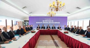 Cumhurbaşkanı Yardımcısı Yılmaz, Tunceli'yi ziyaret etti