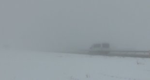 Kars'ta yoğun sis etkili oluyor