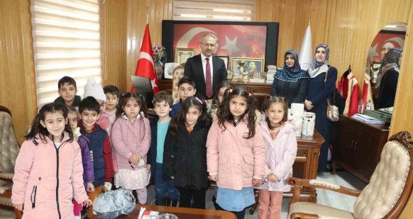 Elazığ'da Kur'an kursu öğrencilerinden anlamlı destek