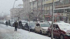 Erzurum'da kar yağışı etkili oluyor, 147 köy yolu ulaşıma kapalı