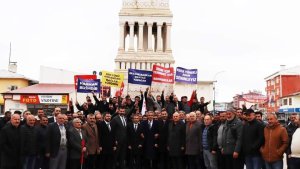 Narman'da Başkan adayı Temel Daş'a yoğun ilgi