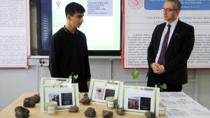 Süphan Dağı'ndan esinlenip TÜBİTAK projesi hazırlayan öğrenci Türkiye birinciliğini hedefliyor